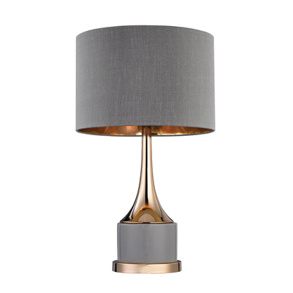 ELK SIGNATURE D2748 Cone Neck 18.5'' High 1-Light Table Lamp - Gray