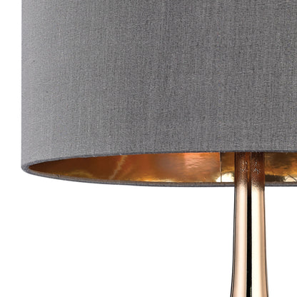 ELK SIGNATURE D2748 Cone Neck 18.5'' High 1-Light Table Lamp - Gray