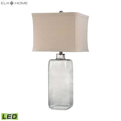 ELK STUDIO D2776-LED Hammered Grey 31'' High 1-Light Table Lamp - Gray Smoke