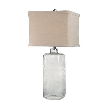 ELK STUDIO D2776 Hammered Glass 31'' High 1-Light Table Lamp - Gray Smoke