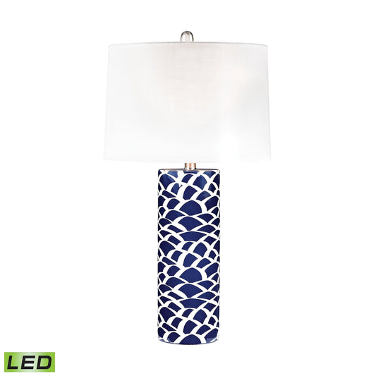 ELK SIGNATURE D2792-LED Scale Sketch 28'' High 1-Light Table Lamp - Navy