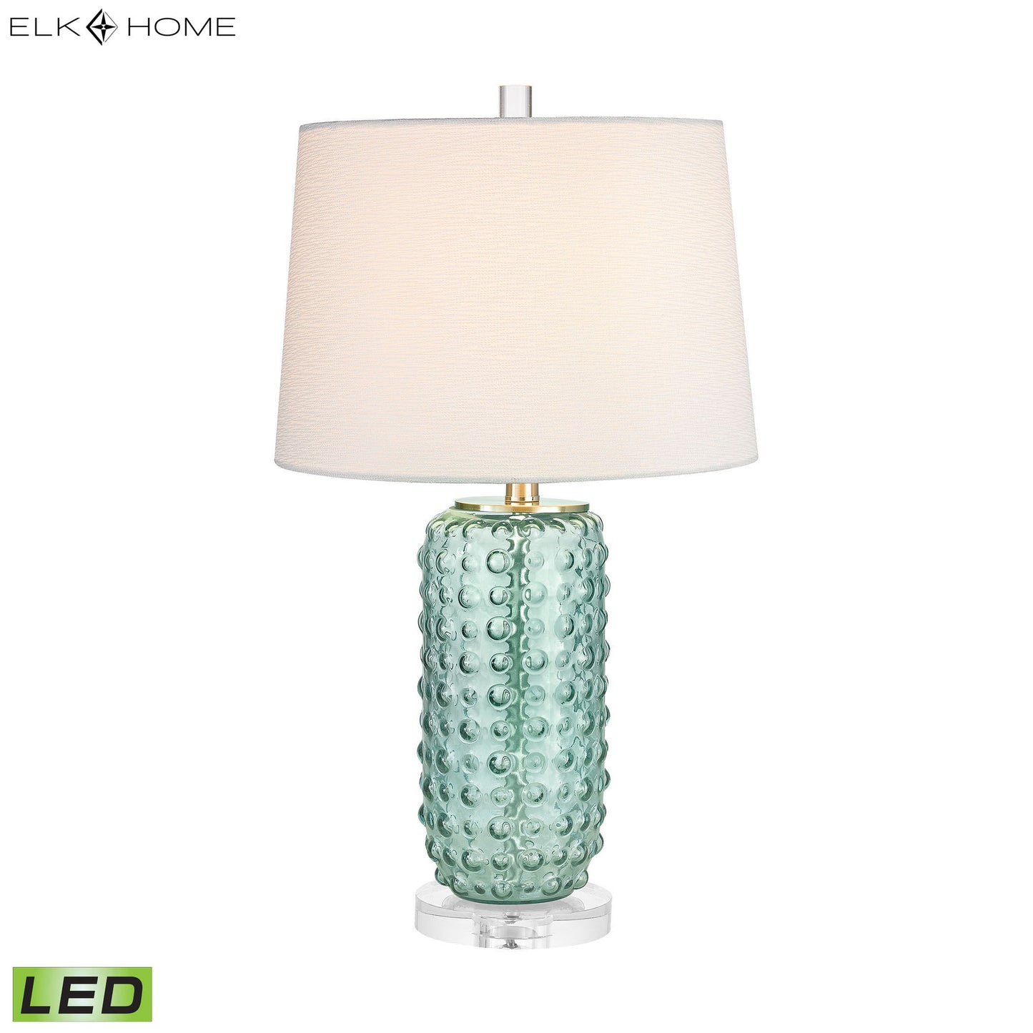 ELK STUDIO D2924-LED Caicos 25'' High 1-Light Table Lamp - Green