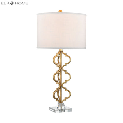 ELK SIGNATURE D2931 Castile 32'' High 1-Light Table Lamp - Gold Leaf