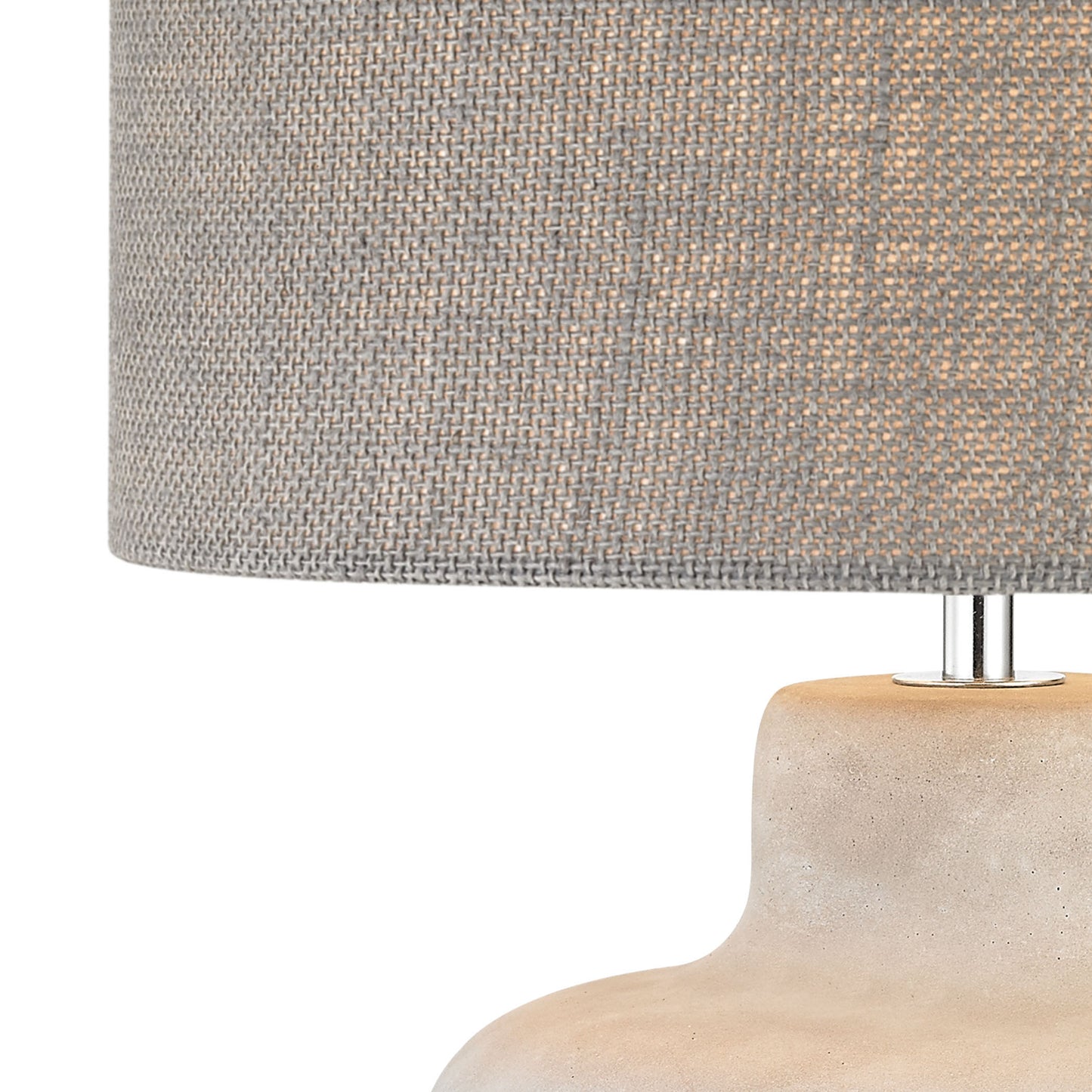 ELK STUDIO D2950 Rockport 17'' High 1-Light Table Lamp - Polished Concrete