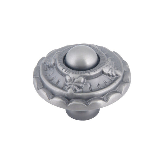 ATLAS 4005-P St Michel 1 1/2" Diameter Round Knob , Pewter