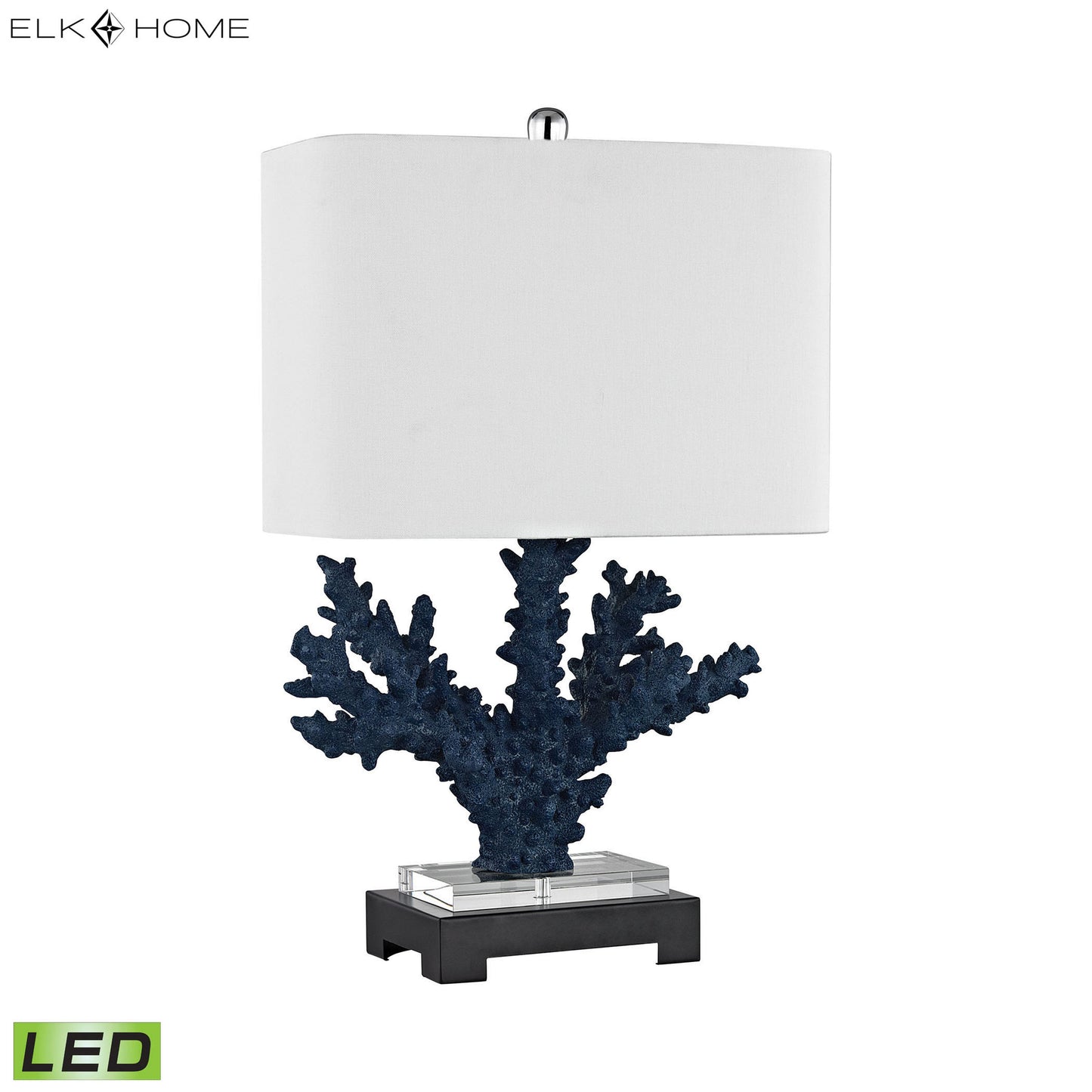 ELK SIGNATURE D3026-LED Cape Sable 26'' High 1-Light Table Lamp - Navy