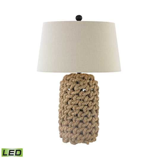 ELK SIGNATURE D3050-LED Rope 29.5'' High 1-Light Table Lamp - Natural - Includes LED Bulb