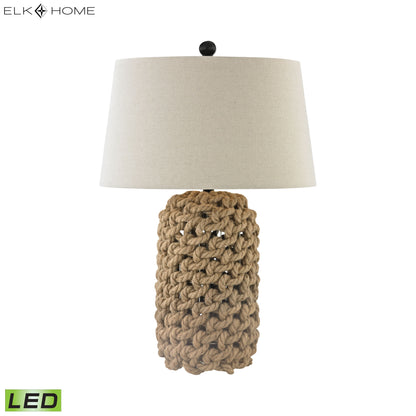 ELK SIGNATURE D3050-LED Rope 29.5'' High 1-Light Table Lamp - Natural - Includes LED Bulb