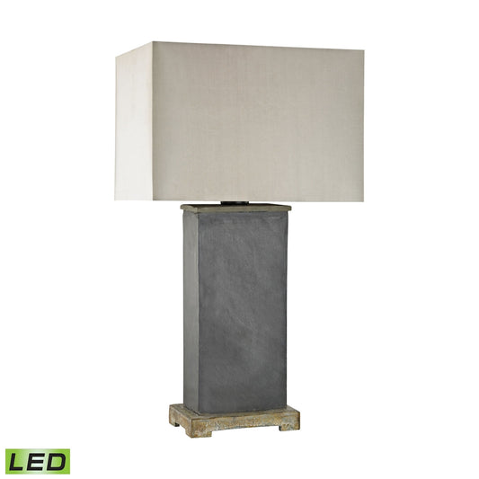 ELK SIGNATURE D3092-LED Elliot Bay 28'' High 1-Light Outdoor Table Lamp - Gray