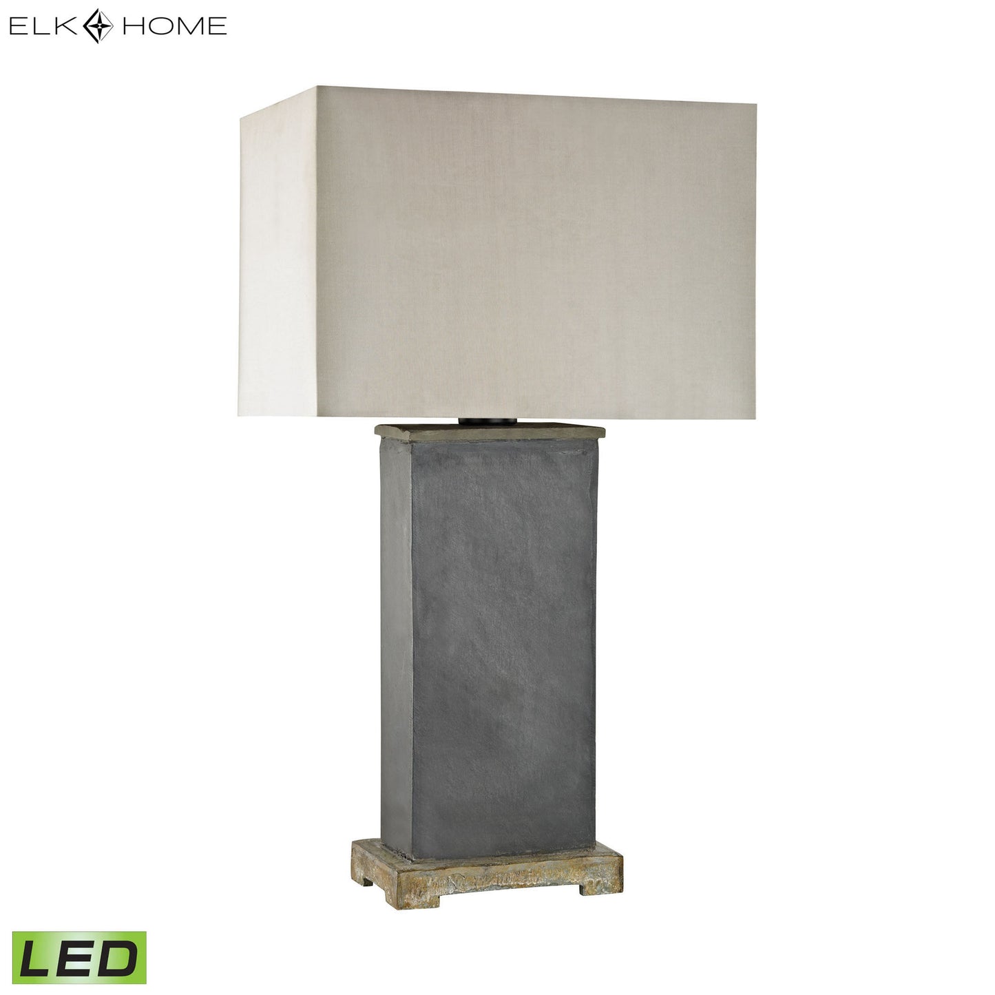 ELK SIGNATURE D3092-LED Elliot Bay 28'' High 1-Light Outdoor Table Lamp - Gray