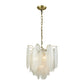 ELK SIGNATURE D3310 Hush 18'' Wide 4-Light Pendant - Aged Brass with White