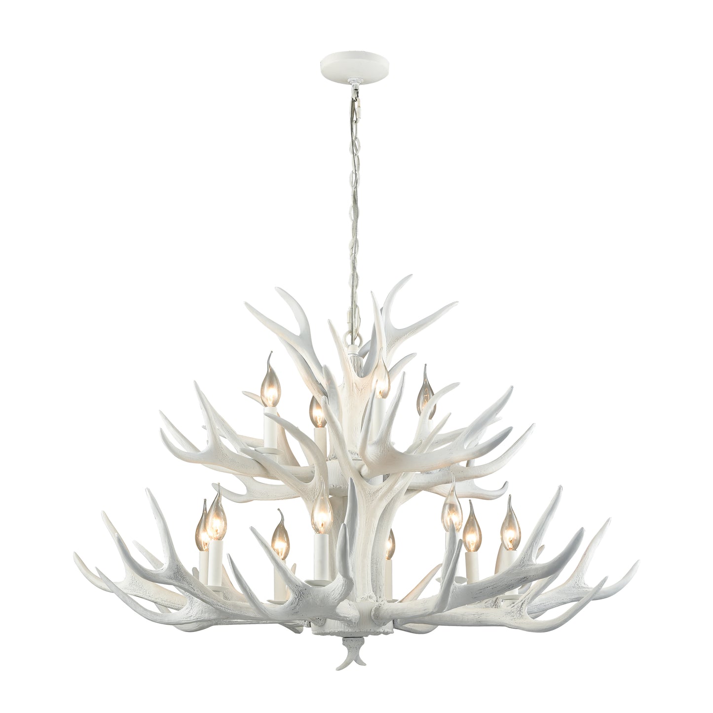 ELK SIGNATURE D3318 Big Sky 39'' Wide 12-Light Chandelier - White