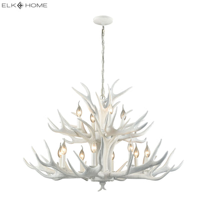 ELK SIGNATURE D3318 Big Sky 39'' Wide 12-Light Chandelier - White