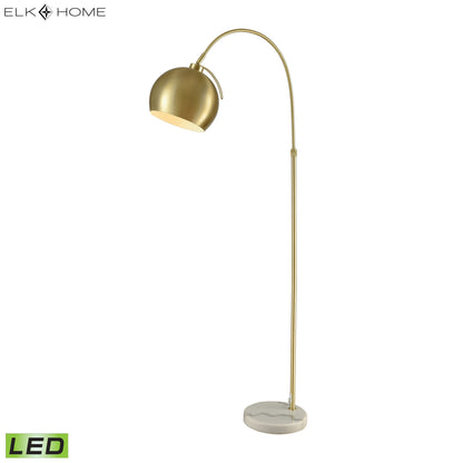 ELK STUDIO D3363-LED Kopernikus 61'' High 1-Light Floor Lamp - Aged Brass - Includes LED Bulb