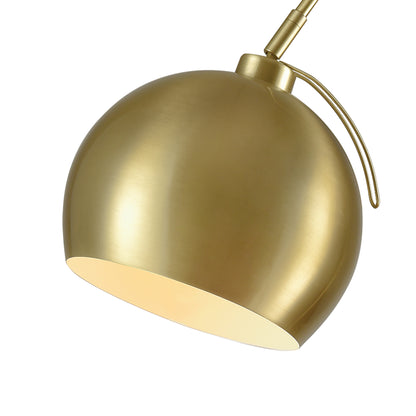 ELK STUDIO D3363 Kopernikus 61'' High 1-Light Floor Lamp - Aged Brass