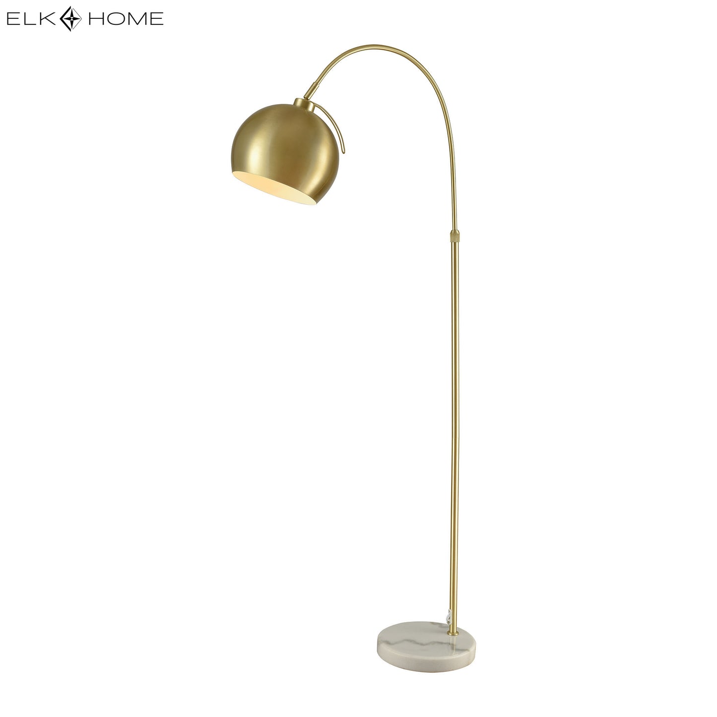 ELK STUDIO D3363 Kopernikus 61'' High 1-Light Floor Lamp - Aged Brass