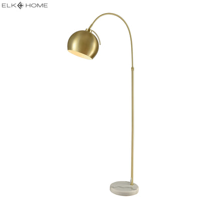 ELK STUDIO D3363 Kopernikus 61'' High 1-Light Floor Lamp - Aged Brass