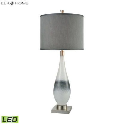 ELK SIGNATURE D3516-LED Vapor 38'' High 1-Light Table Lamp - Brushed Nickel - Includes LED Bulb