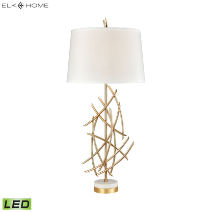 ELK SIGNATURE D3648-LED Parry 35.5'' High 1-Light Table Lamp - Gold - Includes LED Bulb