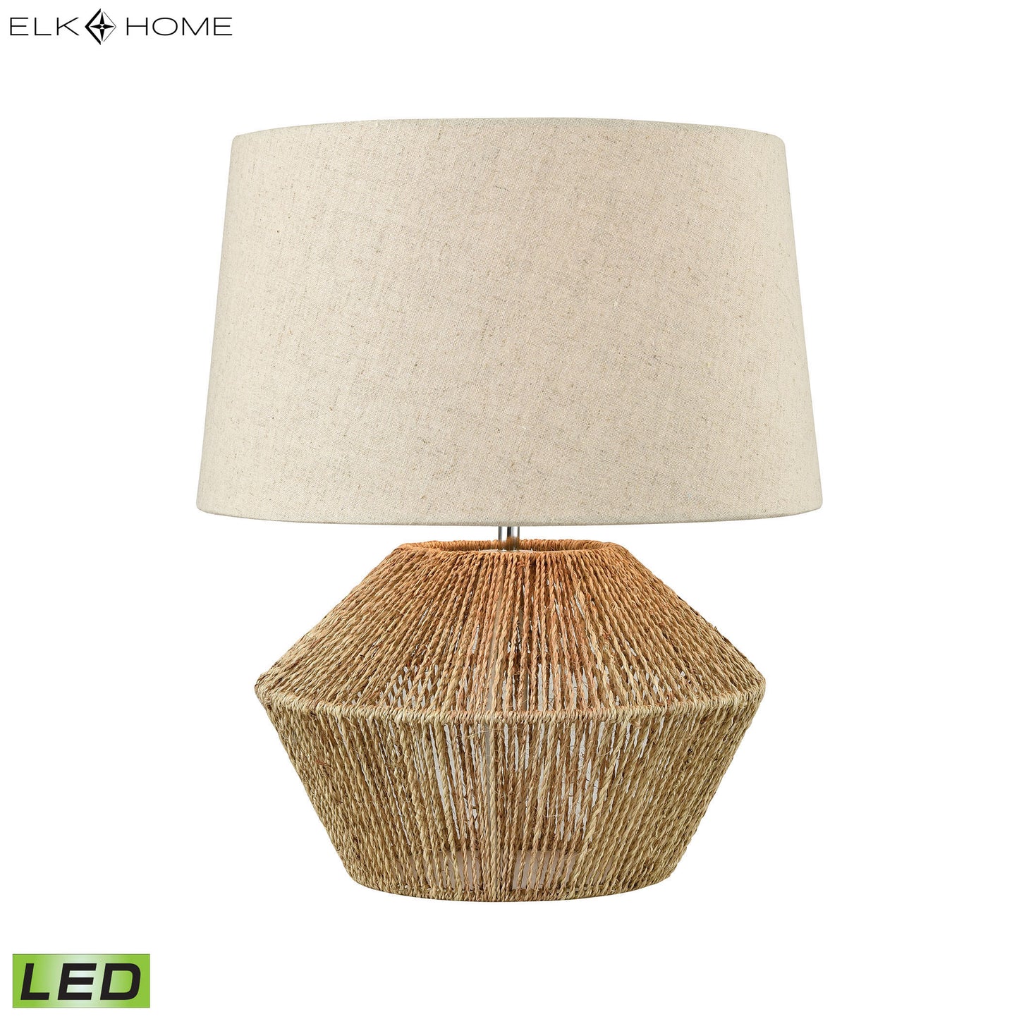 ELK STUDIO D3781-LED Vavda 19.5'' High 1-Light Table Lamp - Natural - Includes LED Bulb