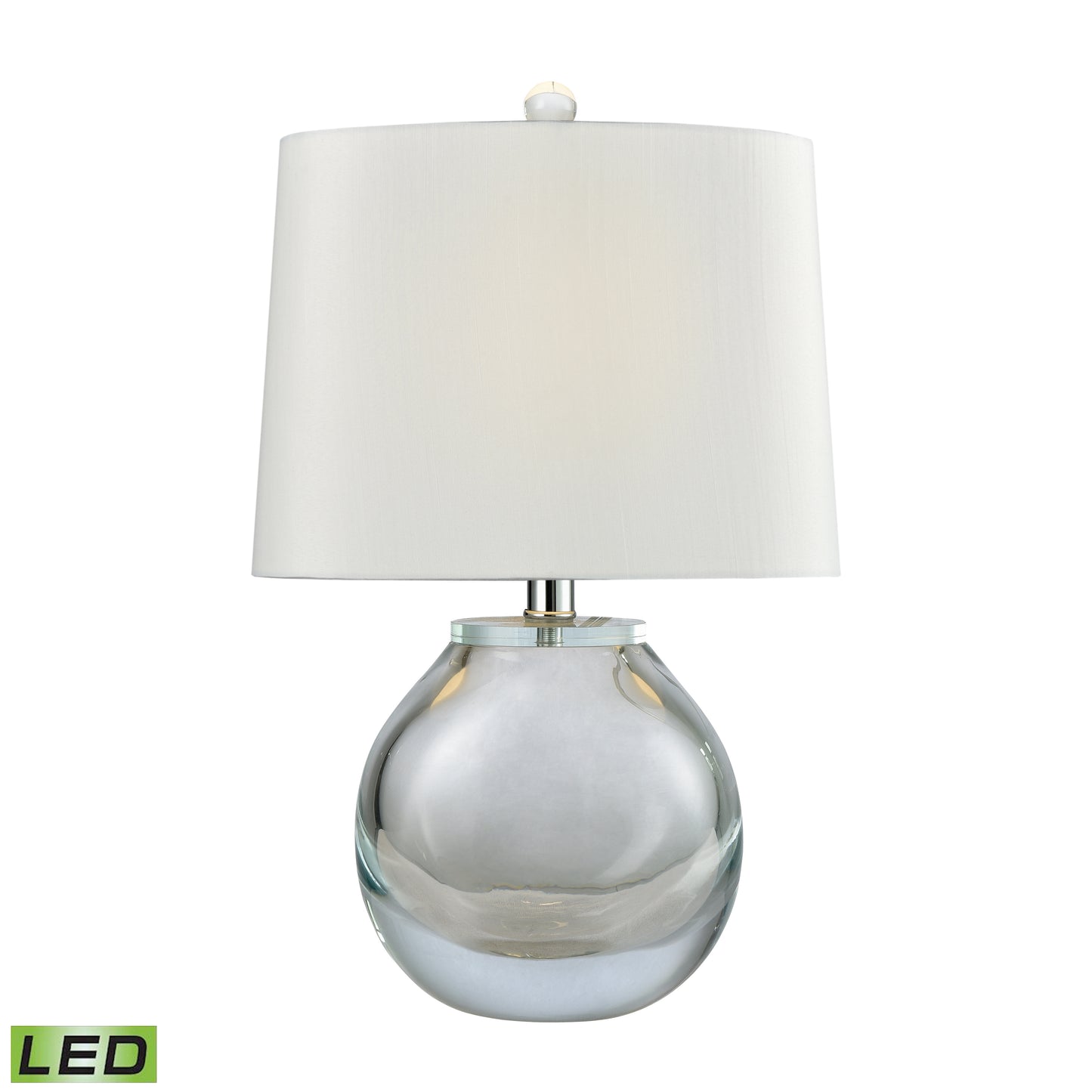 ELK SIGNATURE D3854CL-LED Playa Linda 19'' High 1-Light Table Lamp - Clear - Includes LED Bulb