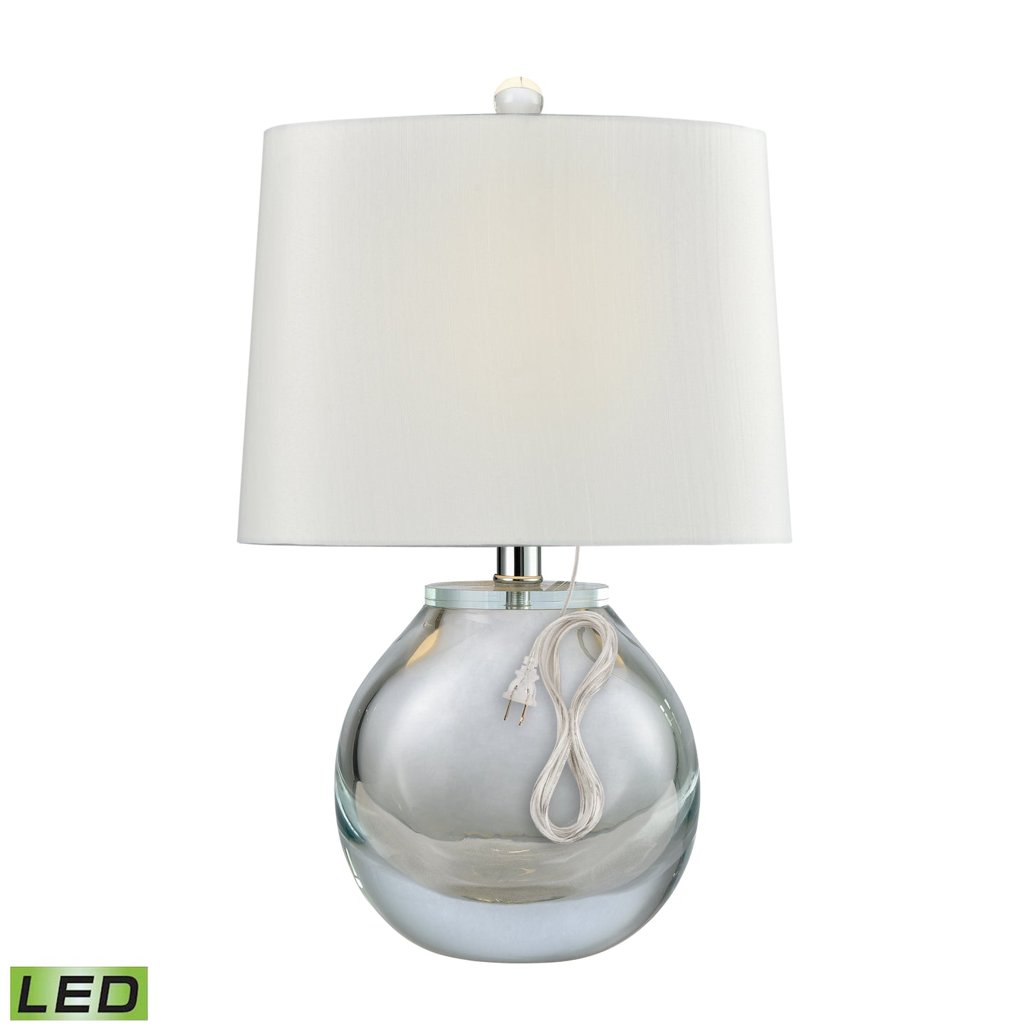 ELK SIGNATURE D3854CL-LED Playa Linda 19'' High 1-Light Table Lamp - Clear - Includes LED Bulb