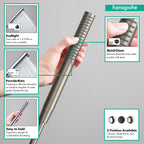 HANSGROHE 24126821 Pulsify S Baton Handshower 100 1-Jet, 1.75 GPM - Brushed Nickel
