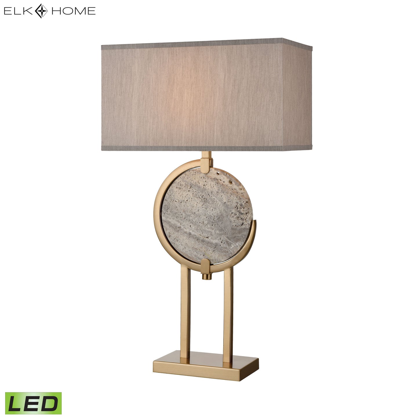 ELK SIGNATURE D4113-LED Arabah 32'' High 1-Light Table Lamp - Cafe Bronze - Includes LED Bulb