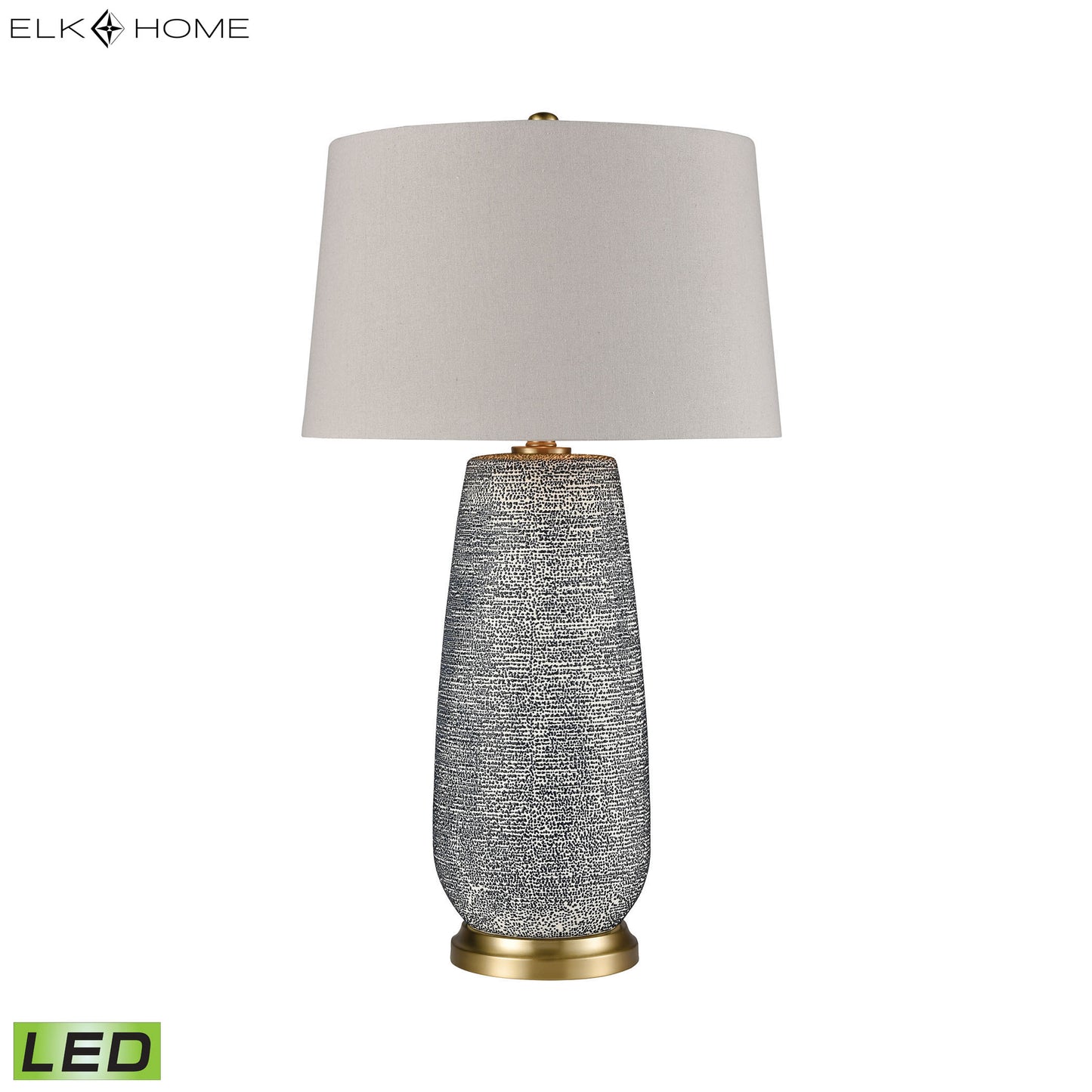 ELK SIGNATURE D4188-LED Rehoboth 30'' High 1-Light Table Lamp - Blue - Includes LED Bulb