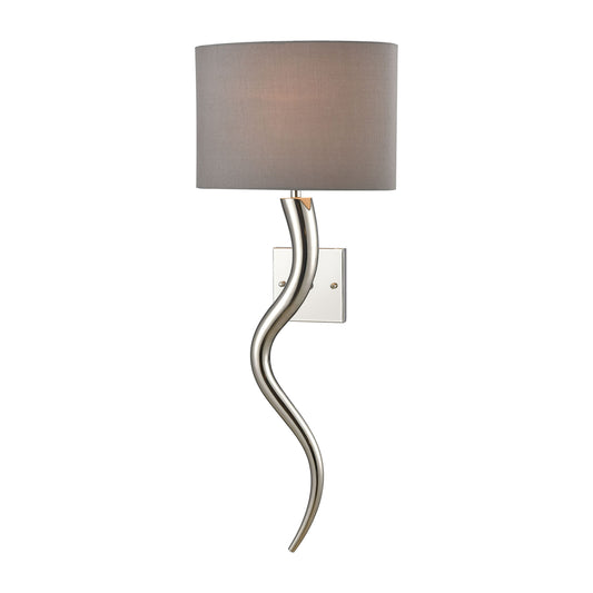 ELK SIGNATURE D4215 Nile 32'' High 1-Light Sconce - Polished Nickel