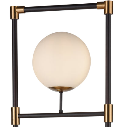 ELK SIGNATURE D4264 Career Ladder 59'' High 4-Light Floor Lamp - Matte Black