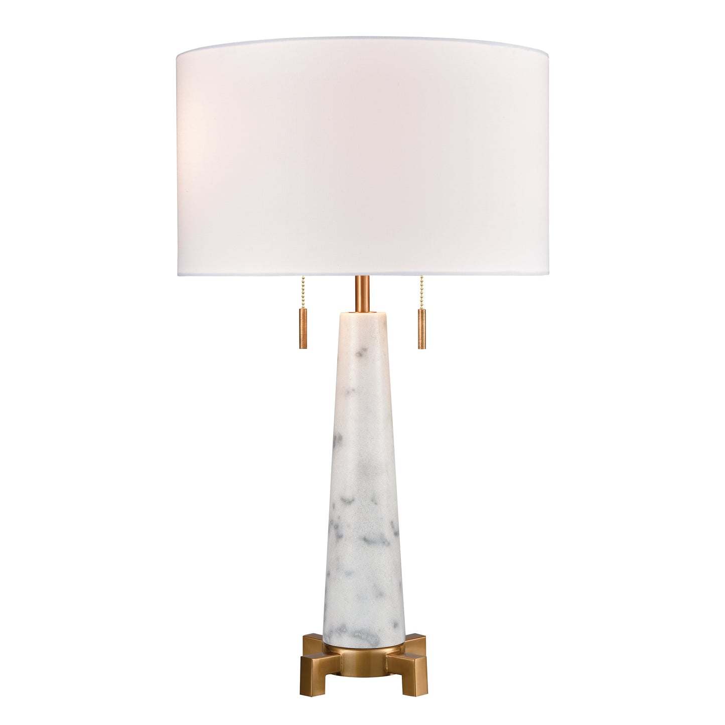 ELK SIGNATURE D4267 Rocket 27'' High 2-Light Table Lamp - Aged Brass