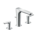 AXOR 49060001 Citterio C Widespread Faucet 125 with Pop-Up Drain, 1.2 GPM - Chrome
