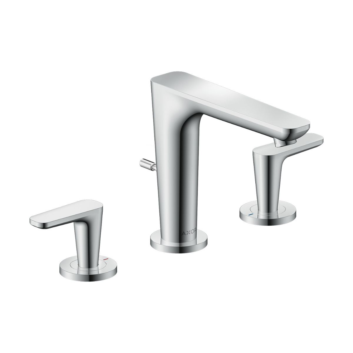 AXOR 49060001 Citterio C Widespread Faucet 125 with Pop-Up Drain, 1.2 GPM - Chrome