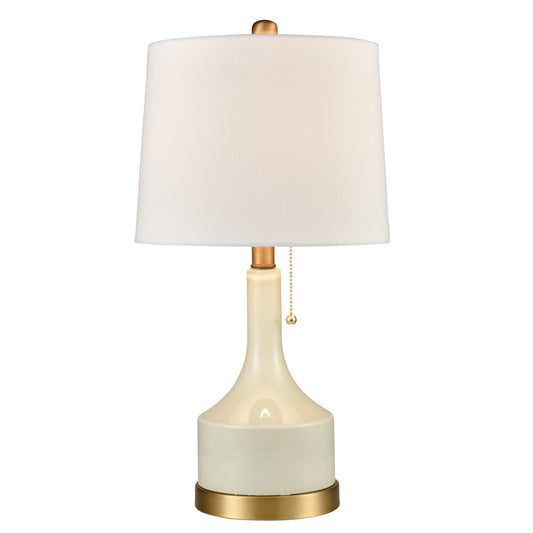 ELK SIGNATURE D4312 Small But Strong 21'' High 1-Light Table Lamp - White