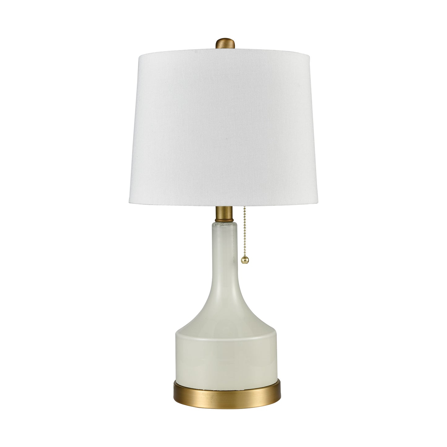 ELK SIGNATURE D4312 Small But Strong 21'' High 1-Light Table Lamp - White