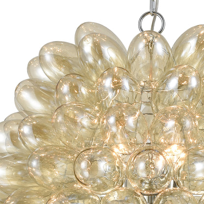 ELK SIGNATURE D4372 Bubble Up 26'' Wide 6-Light Chandelier - Chrome