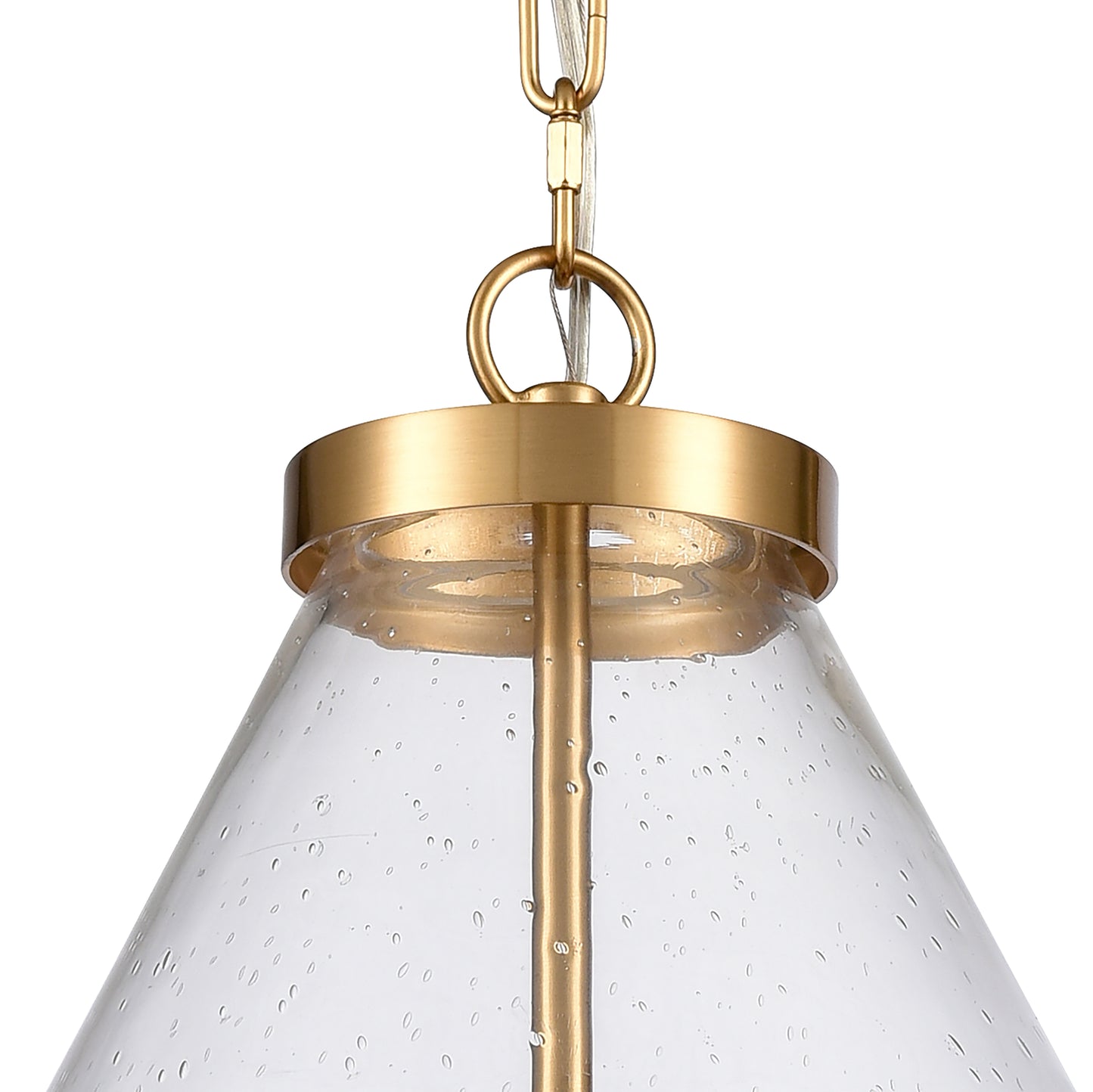 ELK SIGNATURE D4467 The Holding 17'' Wide 4-Light Pendant - Satin Brass