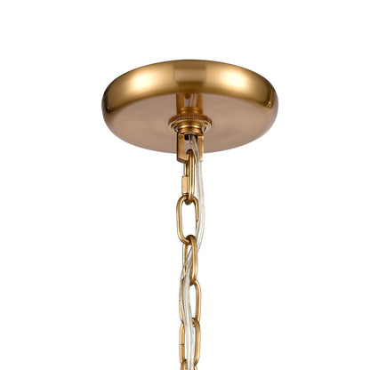 ELK SIGNATURE D4467 The Holding 17'' Wide 4-Light Pendant - Satin Brass