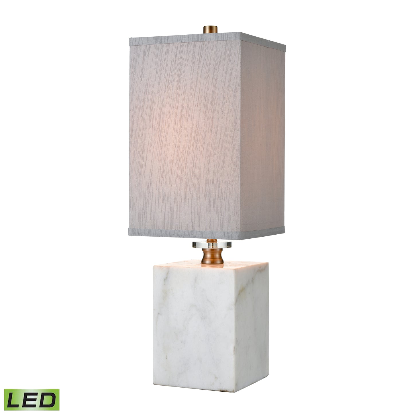 ELK SIGNATURE D4491-LED Stand 24'' High 1-Light Table Lamp - Clear - Includes LED Bulb