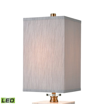 ELK SIGNATURE D4491-LED Stand 24'' High 1-Light Table Lamp - Clear - Includes LED Bulb