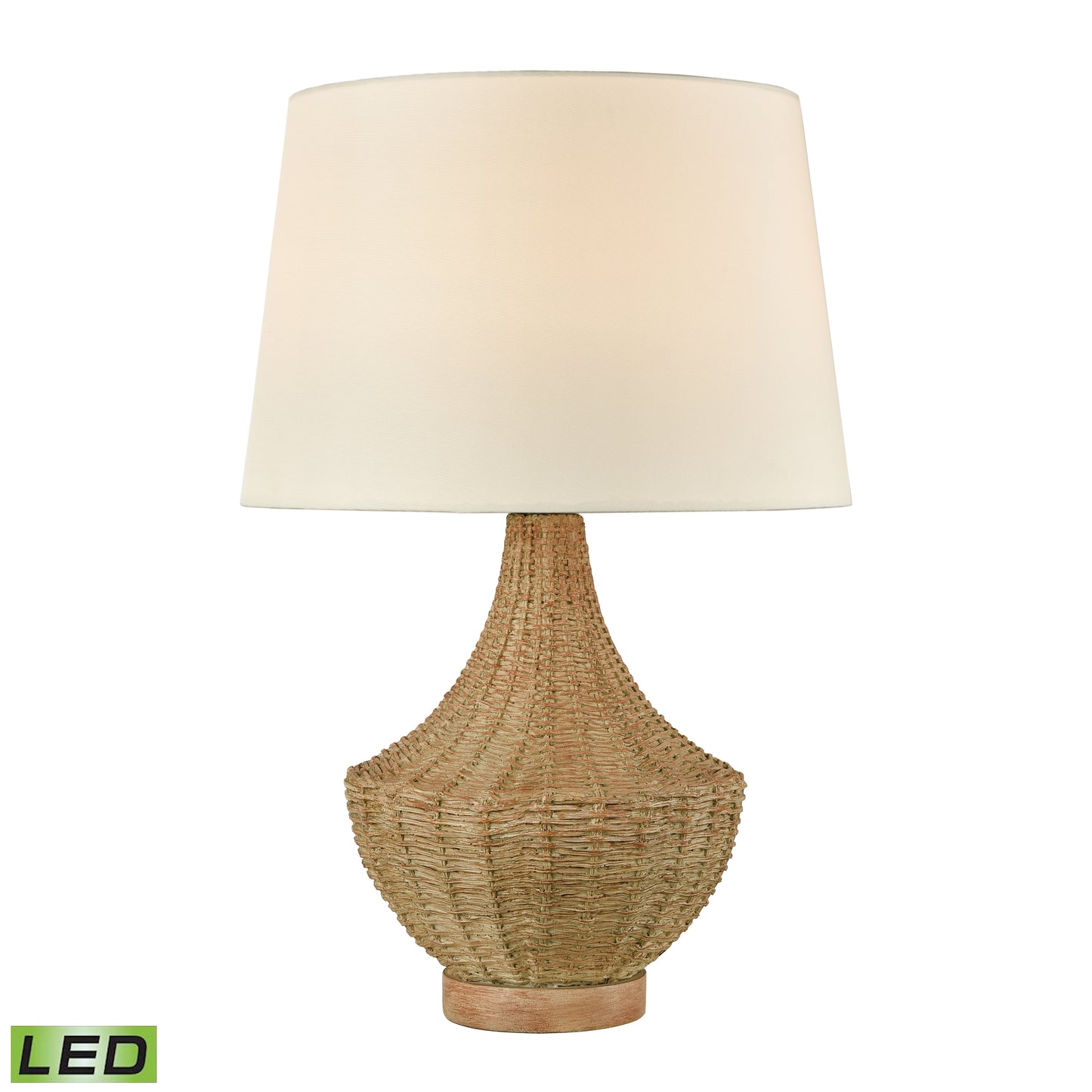 ELK SIGNATURE D4545-LED Rafiq 22'' High 1-Light Outdoor Table Lamp - Natural - Includes LED Bulb