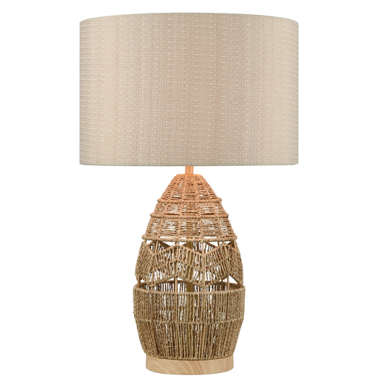 ELK STUDIO D4553 Husk 25'' High 1-Light Table Lamp - Natural