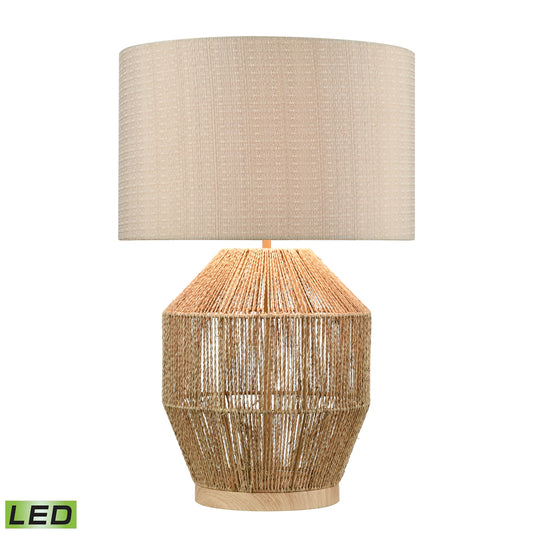 ELK SIGNATURE D4555-LED Corsair 24'' High 1-Light Table Lamp - Brass - Includes LED Bulb