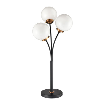 ELK SIGNATURE D4582 Boudreaux 32'' High 3-Light Floor Lamp - Matte Black