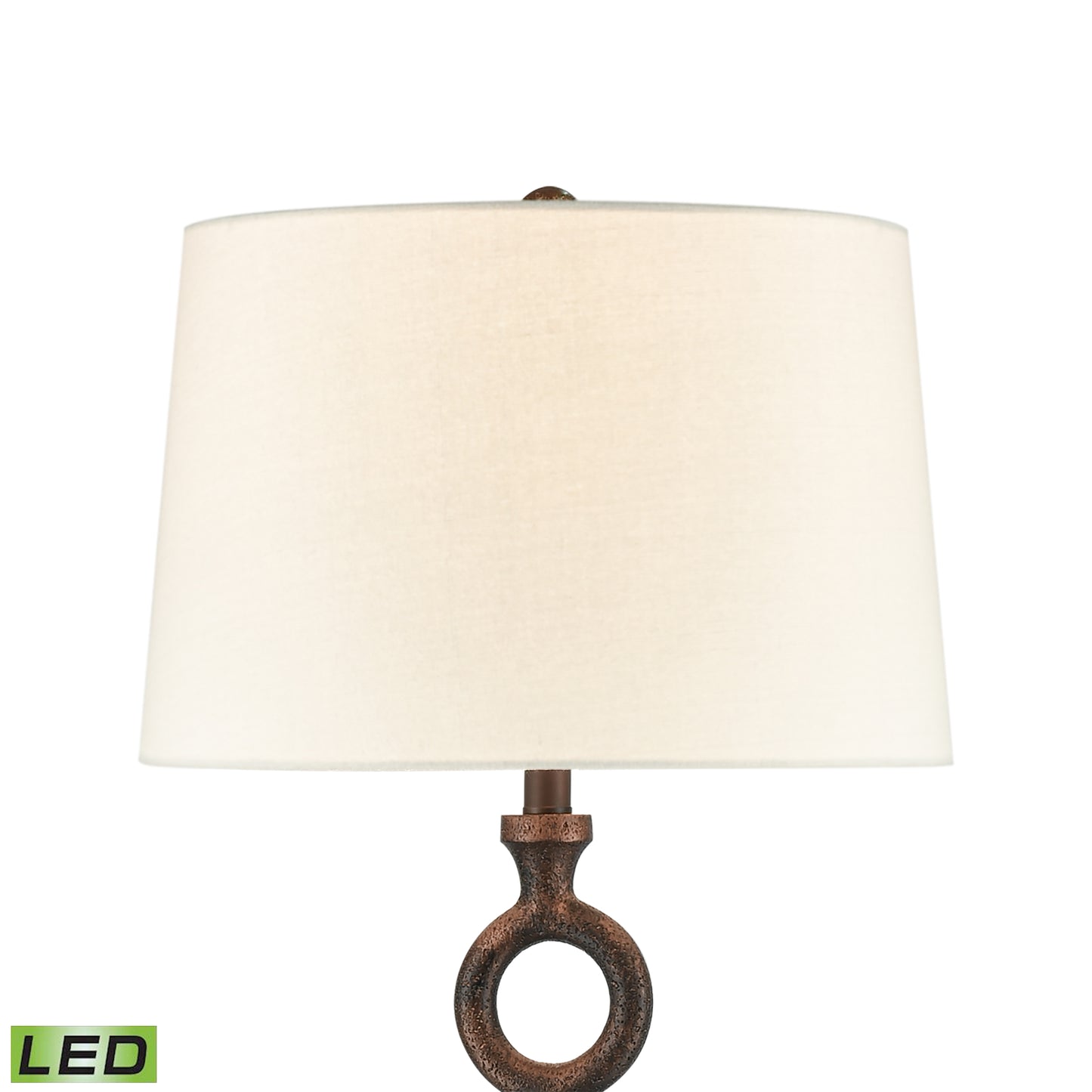 ELK SIGNATURE D4604-LED Hammered Home 67'' High 1-Light Floor Lamp - Bronze - Includes LED Bulb