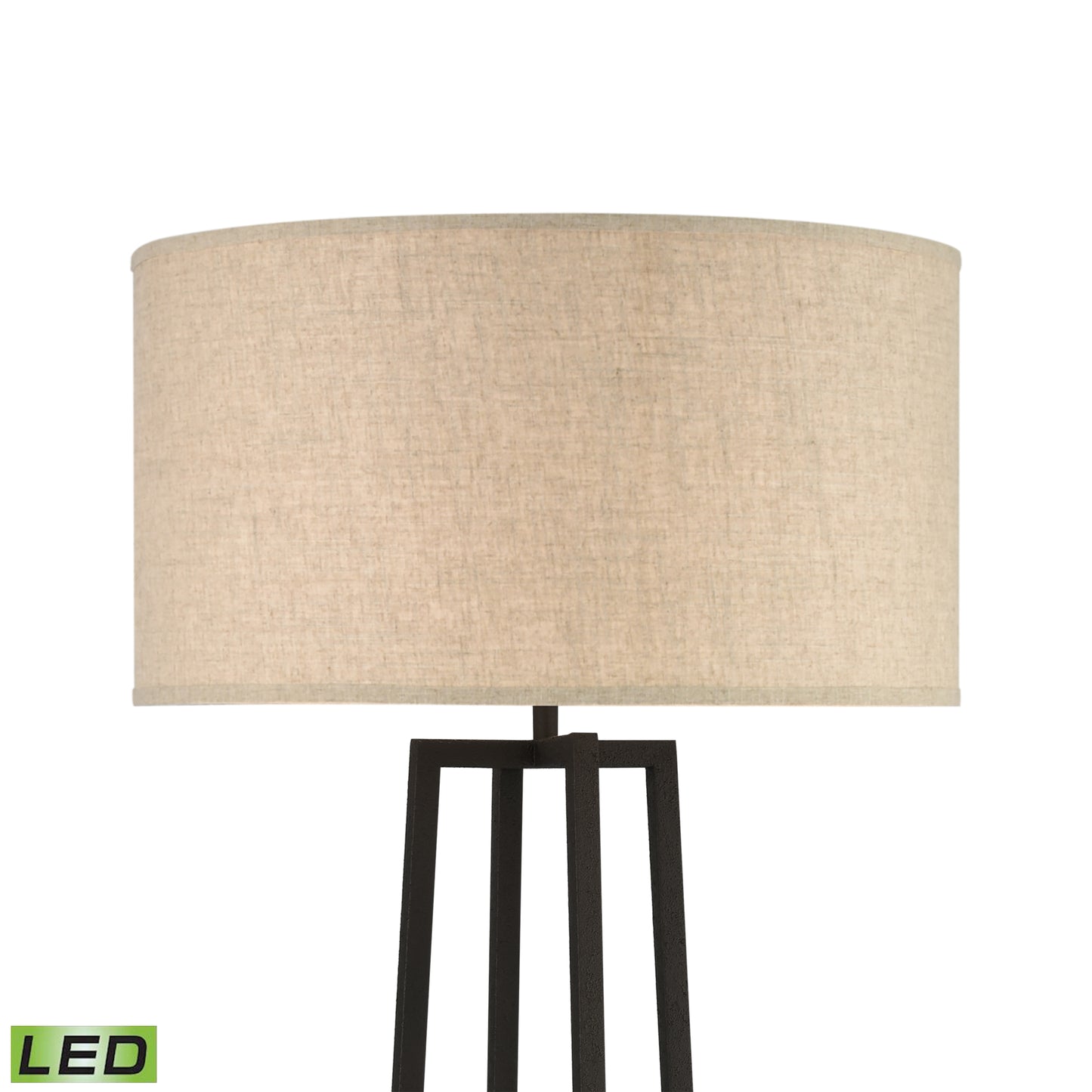 ELK SIGNATURE D4609-LED Colony 73'' High 1-Light Floor Lamp - Bronze - Includes LED Bulb