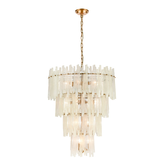 ELK SIGNATURE D4662 Brinicle 26'' Wide 18-Light Chandelier - Aged Brass