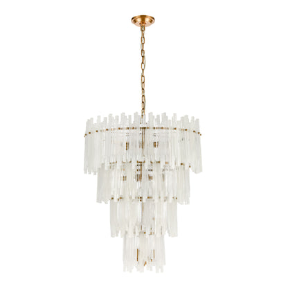 ELK SIGNATURE D4662 Brinicle 26'' Wide 18-Light Chandelier - Aged Brass