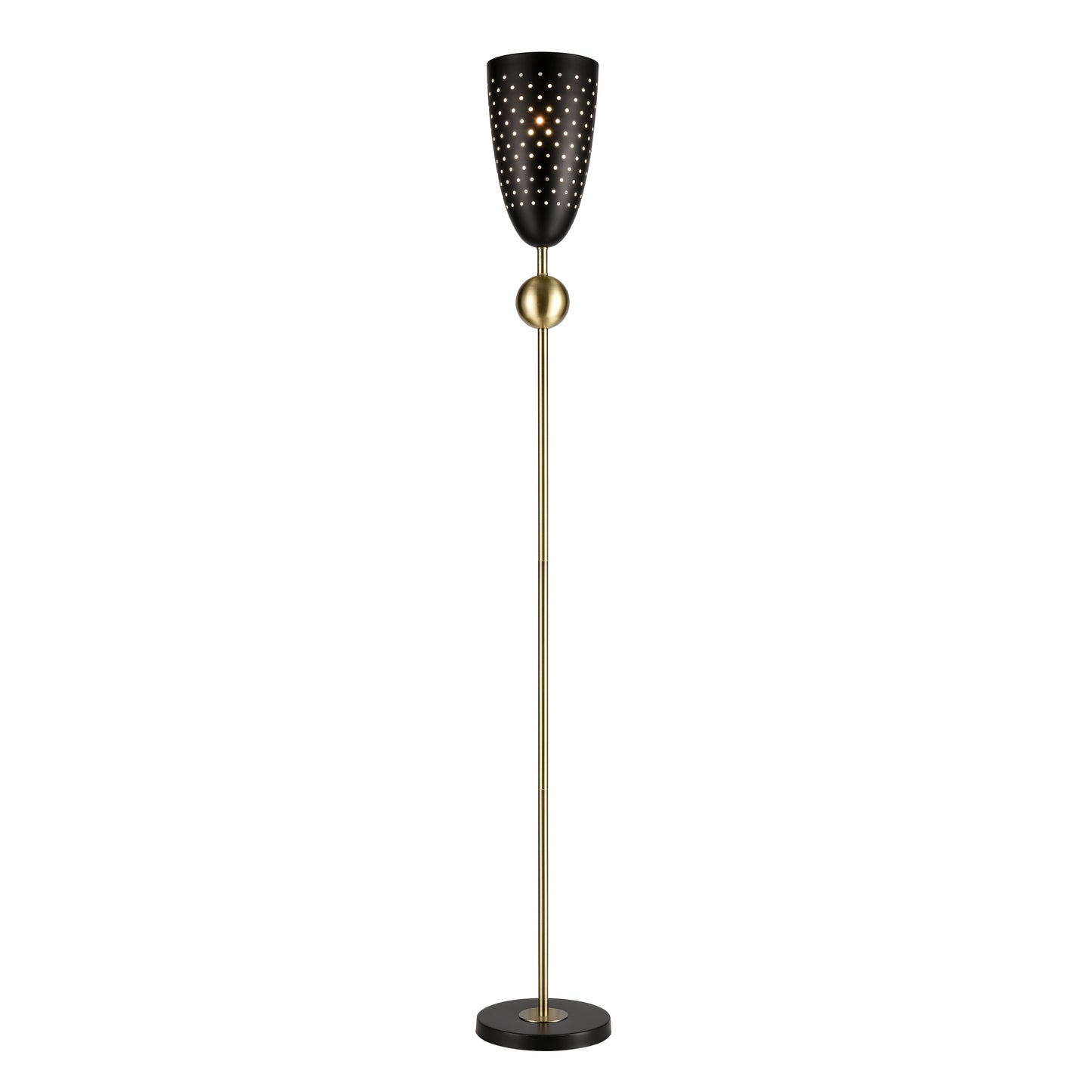 ELK SIGNATURE D4691 Amulet 69.5'' High 1-Light Floor Lamp - Black